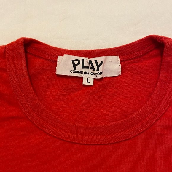 CDG PLAY Red Heart Tee - Picture 3 of 5